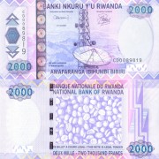 Руанда бона (36) 2000 франков 2007