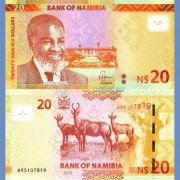 Намибия бона (17) 20 долларов 2018