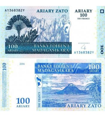 Мадагаскар бона 100 ариари 2004