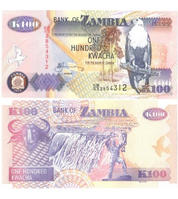 Замбия бона 100 квача 2010