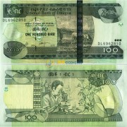 Эфиопия бона 100 быр 2012