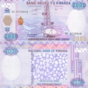 Руанда бона (40) 2000 франков 2014