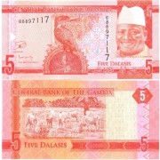 Гамбия бона (031) 5 даласи 2015 Зимородок