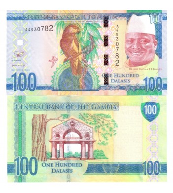 Гамбия бона (035) 100 даласи 2015