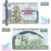 Зимбабве бона (012) 1000 долларов 2003