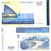 Мадагаскар бона (084) 5000 ариари 2003 Мадагаскар бона (084) 5000 ариари 2003