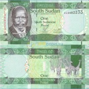 Южный Судан бона (005) 1 фунт 2011
