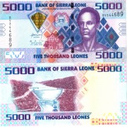 Сьерра-Леоне бона (032a) 5000 леоне 2010