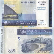 Мадагаскар бона (094) 5000 ариари 2007 Мадагаскар бона (094) 5000 ариари 2007