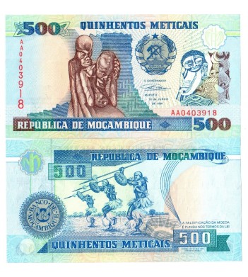 Мозамбик бона (134) 500 метикал 1991