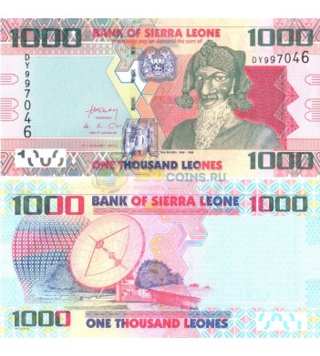 Сьерра-Леоне бона 1000 леоне 2013