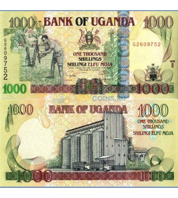 Уганда бона 1000 шиллингов 2005