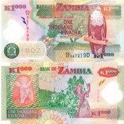 Замбия бона (044h) 1000 квача 2011