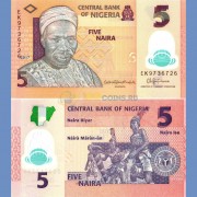 Нигерия бона (038h) 5 найра 2017