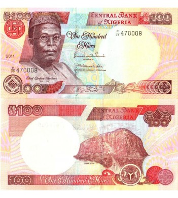 Нигерия бона 100 найра 2011