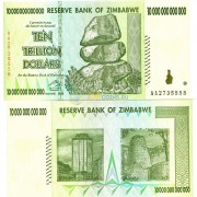 Зимбабве бона (088) 10000000000000 долларов 2008