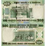Руанда бона (34) 500 франков 2008