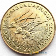 Центральная Африка 1973-1998 5 франков КФА