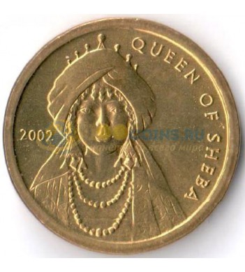 Сомали 2002 100 шиллингов Царица Савская