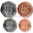Уганда 1987 набор 4 монеты