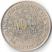 Западная Африка 1976 100 франков Западная Африка 1976 100 франков