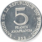 Бурунди 1980 5 франков