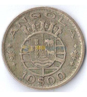 Ангола 1952 10 эскудо