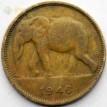 Бельгийское Конго 1946 1 франк