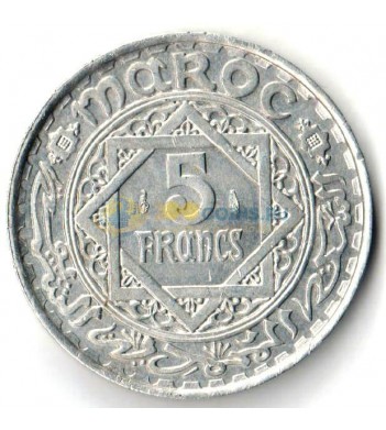 Марокко 1951 5 франков