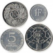 Бурунди 1976-2011 Набор 4 монеты