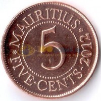 Маврикий 2012 5 центов