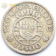 Мозамбик 1954 10 эскудо Мозамбик 1954 10 эскудо