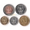 Руанда 2007-2011 набор 5 монет