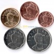 Свазиленд 2007-2011 набор 5 монет
