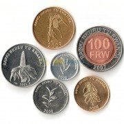 Руанда 2003-2011 набор 6 монет Руанда 2003-2011 набор 6 монет