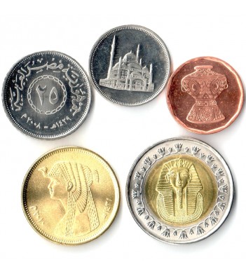Египет 2008-2010 Набор 5 монет