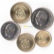 Марокко 1987 набор 5 монет