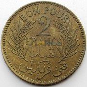 Тунис 1941 2 франка Тунис 1941 2 франка