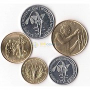 Западная Африка 2010-2012 набор 5 монет