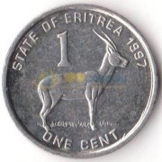 Эритрея 1997 1 цент Газель Эритрея 1997 1 цент Газель