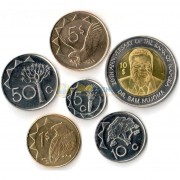 Намибия 2010-2015 набор 6 монет