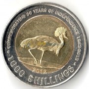 Уганда 2012 1000 шиллингов Журавль Уганда 2012 1000 шиллингов Журавль