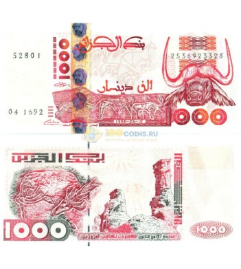 Алжир бона 1000 динаров 1998