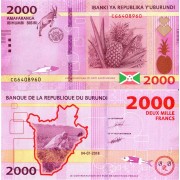 Бурунди бона (052) 2000 франков 2018
