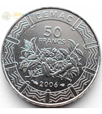 Центральная Африка 2006 50 франков КФА