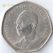 Монета Гамбия 1987 1 даласи Крокодил