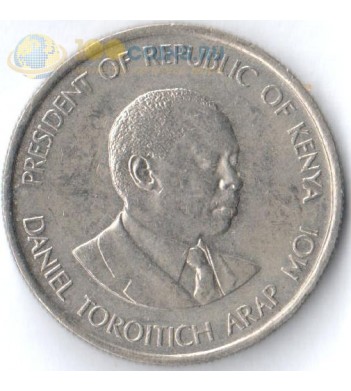 Кения 1978-1989 50 центов Дэниэл Торойтич
