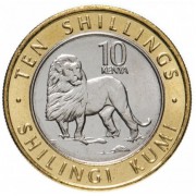 Кения 2018 10 шиллингов Лев