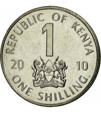 Кения 2010 1 шиллинг Жираф Кения 2010 1 шиллинг Жираф