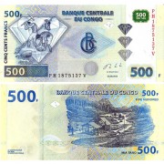 Конго бона 500 франков 2013 Конго бона 500 франков 2013